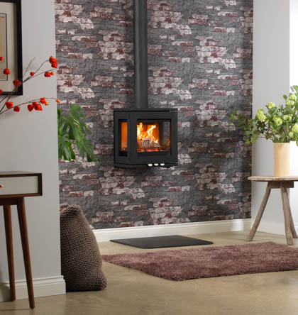 Charlton & Jenrick Purevision LPV5 Wall houtkachel