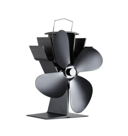 GalaFire N429 zwart 4-blad Stove Fan