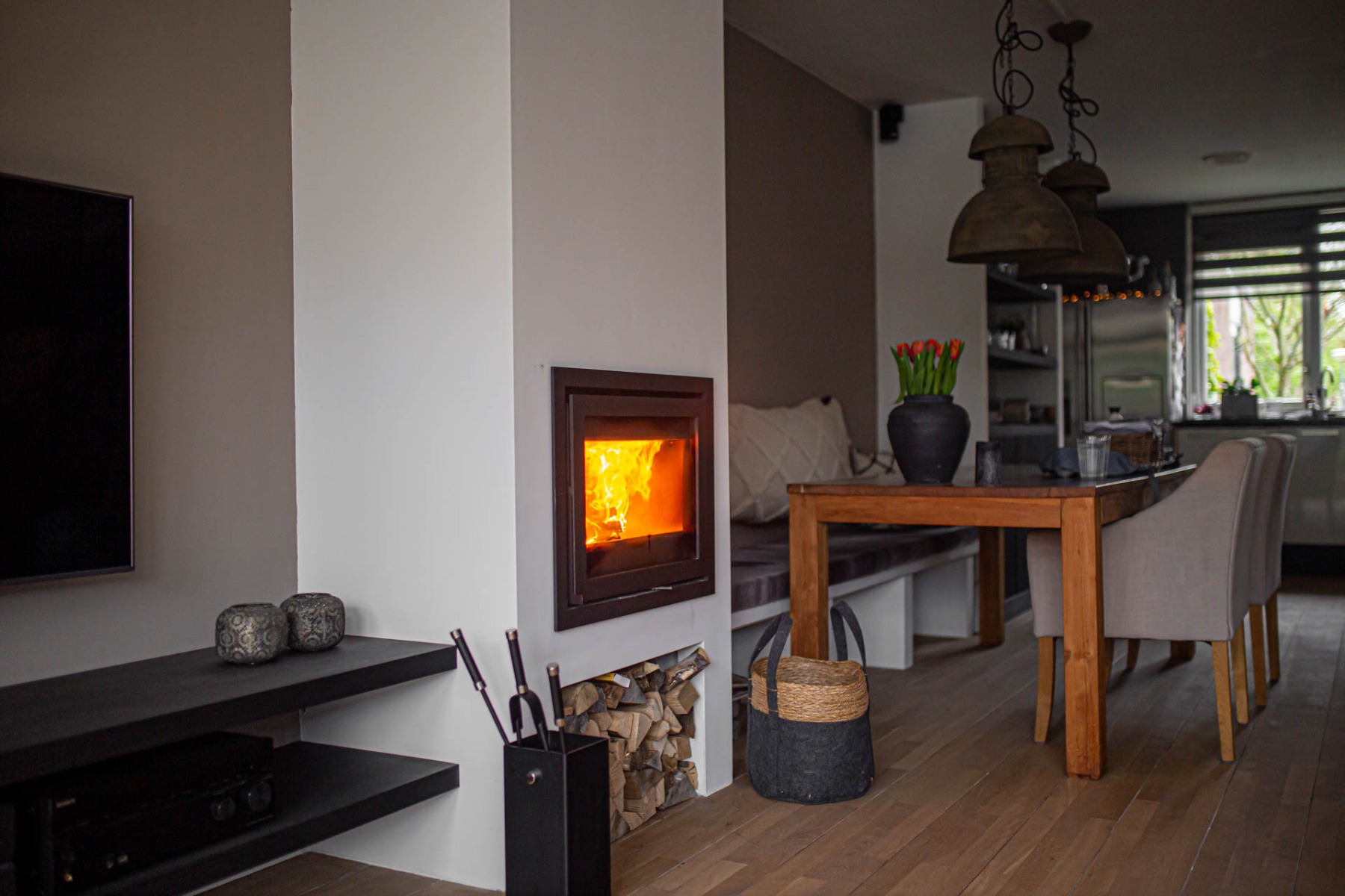 Dik Geurts Instyle 650 als inbouwhaard in Breukelen